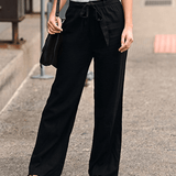Joleen - Pantaloni Relaxed da Donna con Coulisse e Vita Elasticizzata