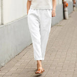 Kriza - Pantaloni a Gamba Larga con Tasche
