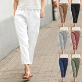Kriza - Pantaloni a Gamba Larga con Tasche