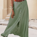 Syndy - Gonna Fluttuante con Bottoni