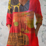 Indira | Blusa lunga a V
