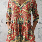 Dahlia | Blusa lunga con scollo a V
