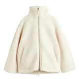 Chelsea | Morbida giacca teddy con zip