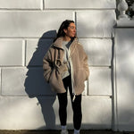 Chelsea | Morbida giacca teddy con zip