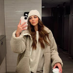 Chelsea | Morbida giacca teddy con zip