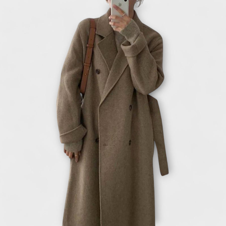 Brianna | Cappotto lungo con cintura