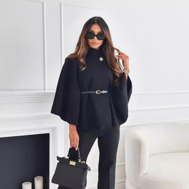 Kelsey | Mantella con cintura