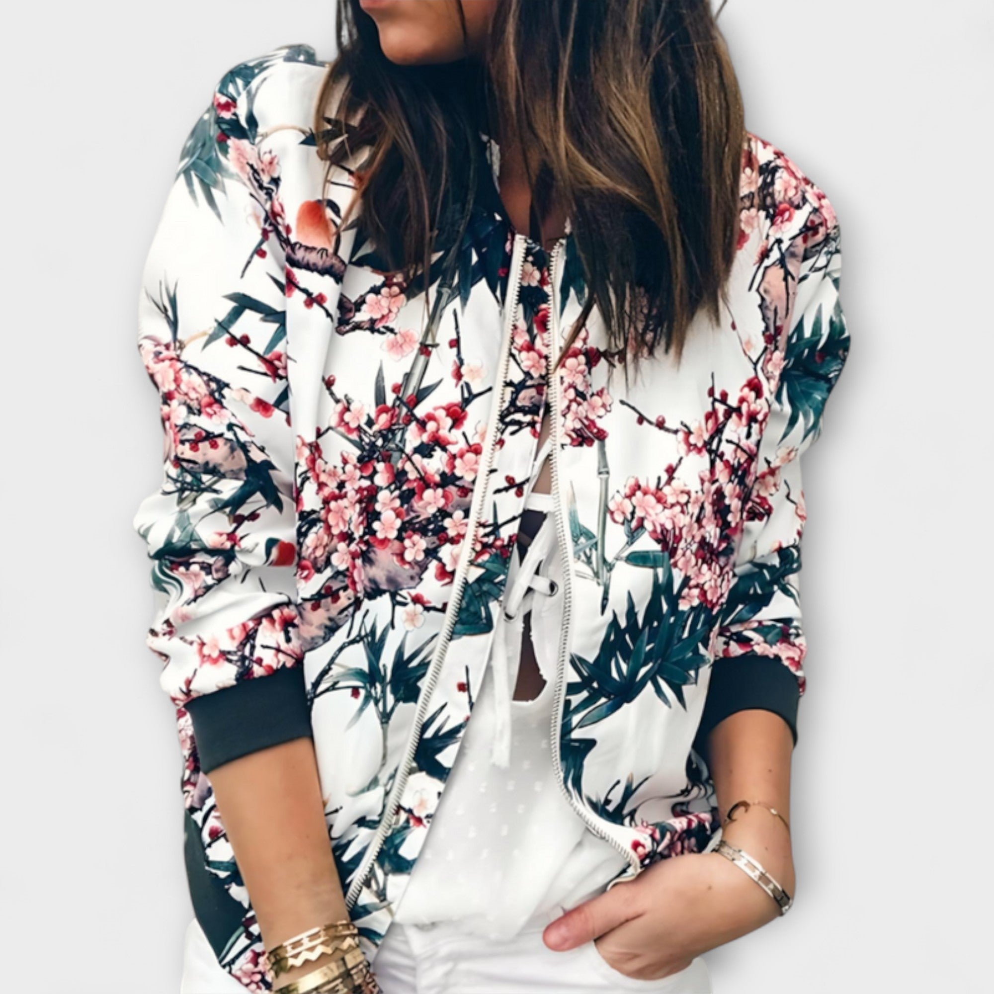 Courtney | Bomber floreale