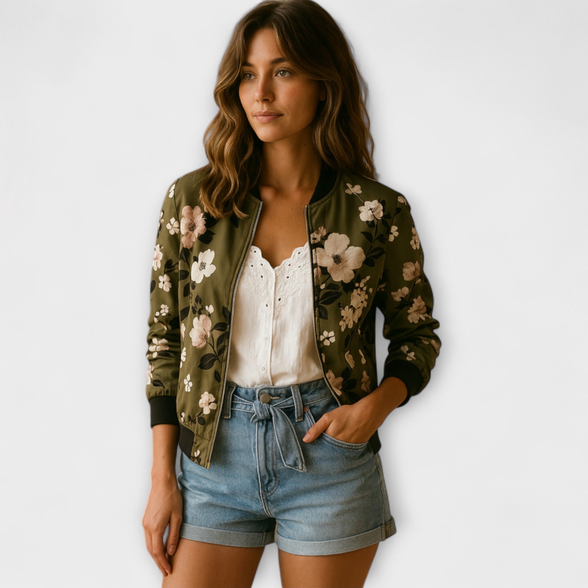 Courtney | Bomber floreale