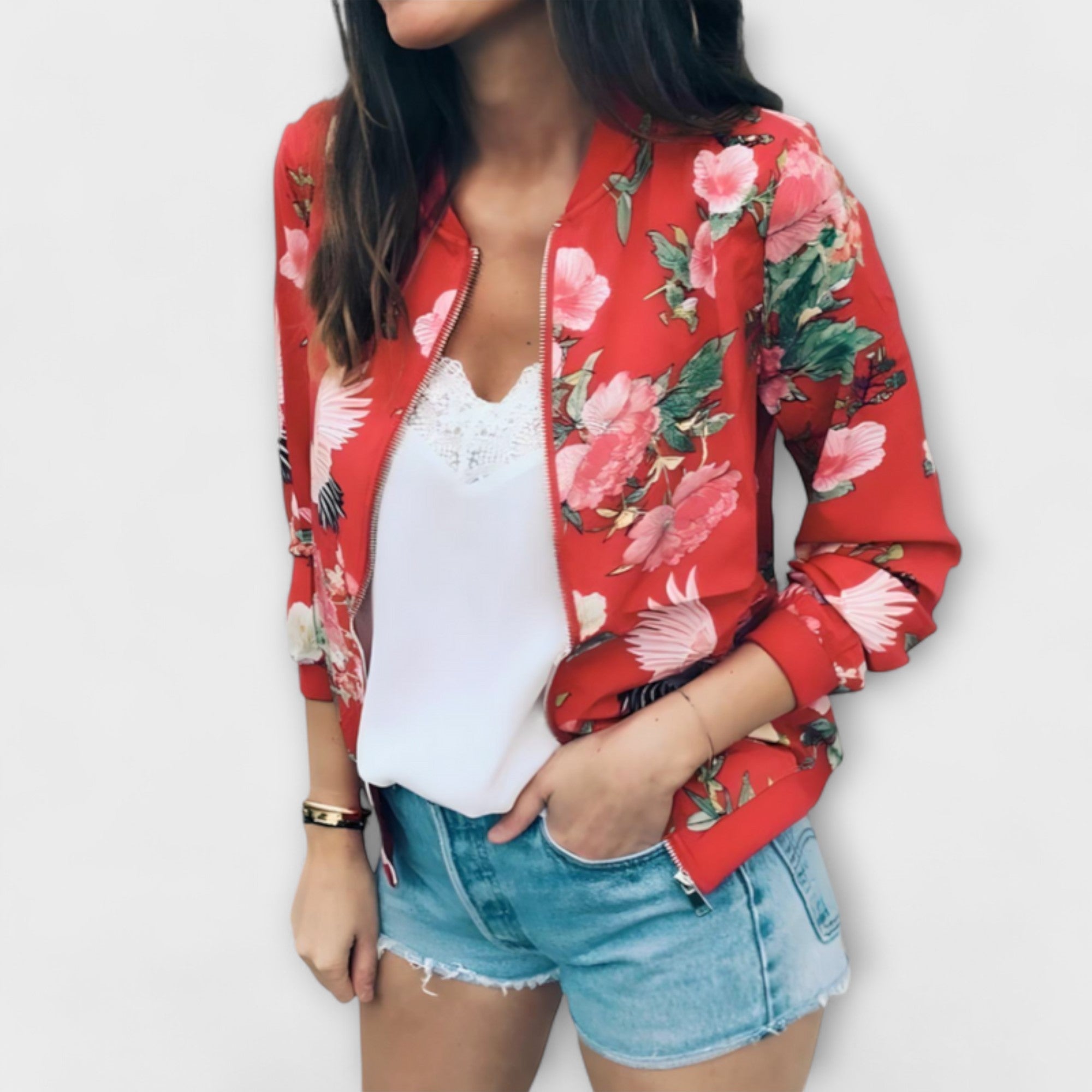 Courtney | Bomber floreale