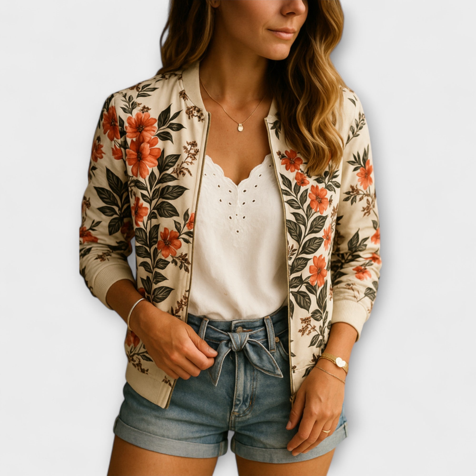 Courtney | Bomber floreale