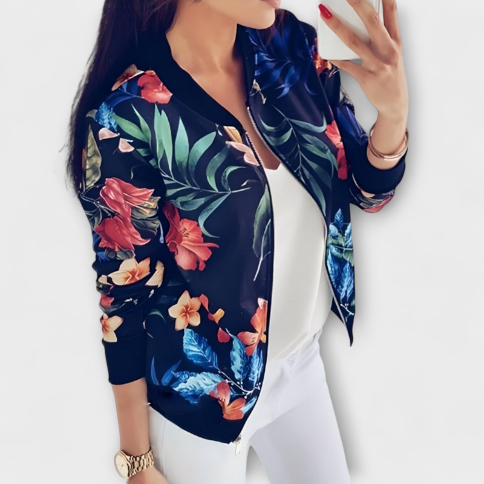 Courtney | Bomber floreale