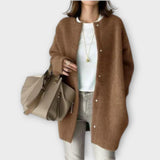 Rebecca | Cardigan oversize con bottoni a pressione