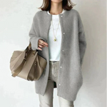Rebecca | Cardigan oversize con bottoni a pressione
