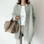 Rebecca | Cardigan oversize con bottoni a pressione