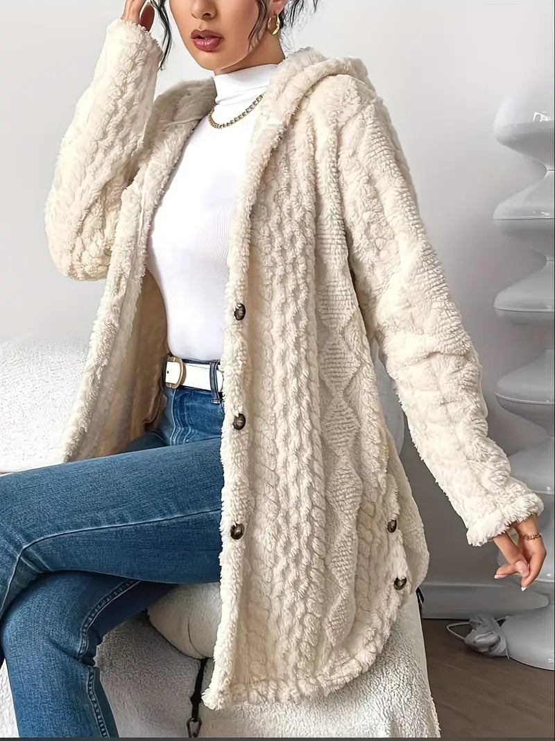 Danielle | Morbida giacca con cappuccio