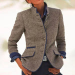 Stephanie | Cardigan in maglia con collo alto