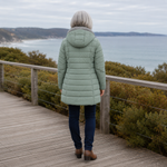 Erin | Cappotto invernale trapuntato con cappuccio