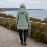 Erin | Cappotto invernale trapuntato con cappuccio