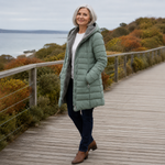 Erin | Cappotto invernale trapuntato con cappuccio