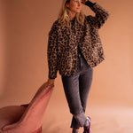 Alexis | Giacca-camicia leopardata