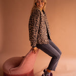 Alexis | Giacca-camicia leopardata