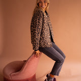 Alexis | Giacca-camicia leopardata