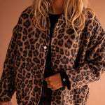 Alexis | Giacca-camicia leopardata