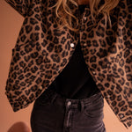 Alexis | Giacca-camicia leopardata