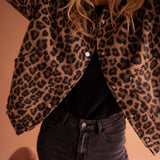 Alexis | Giacca-camicia leopardata