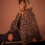 Alexis | Giacca-camicia leopardata