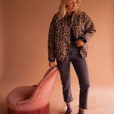 Alexis | Giacca-camicia leopardata