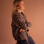Alexis | Giacca-camicia leopardata
