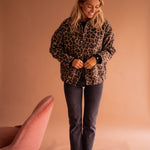 Alexis | Giacca-camicia leopardata
