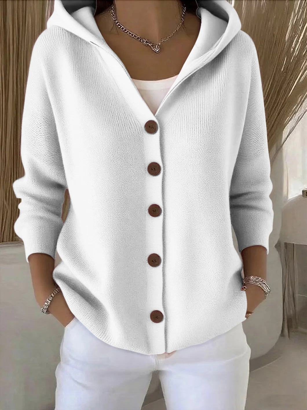 Sylvie | Cardigan con Cappuccio