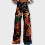 Jean à Imprimé Patchwork
