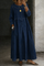 Oriana | Abito in Denim con Colletto alla Peter Pan