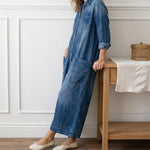 Flora | Tuta in Denim di Cotone