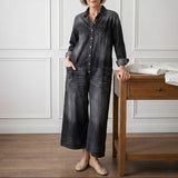 Flora | Tuta in Denim di Cotone