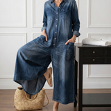 Flora | Tuta in Denim di Cotone
