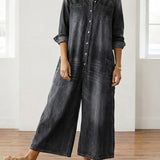 Flora | Tuta in Denim di Cotone