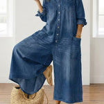 Flora | Tuta in Denim di Cotone
