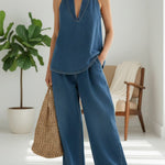 Luisa | Completo in Denim a Due Pezzi