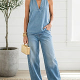 Luisa | Completo in Denim a Due Pezzi