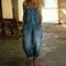 Maddalena | Tuta Vintage in Morbido Cotone Effetto Denim