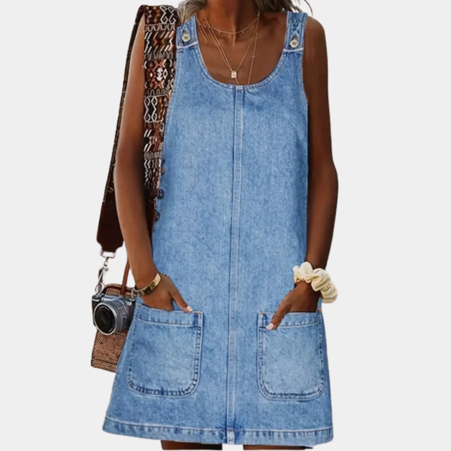 Valentina | Abito Morbido in Denim