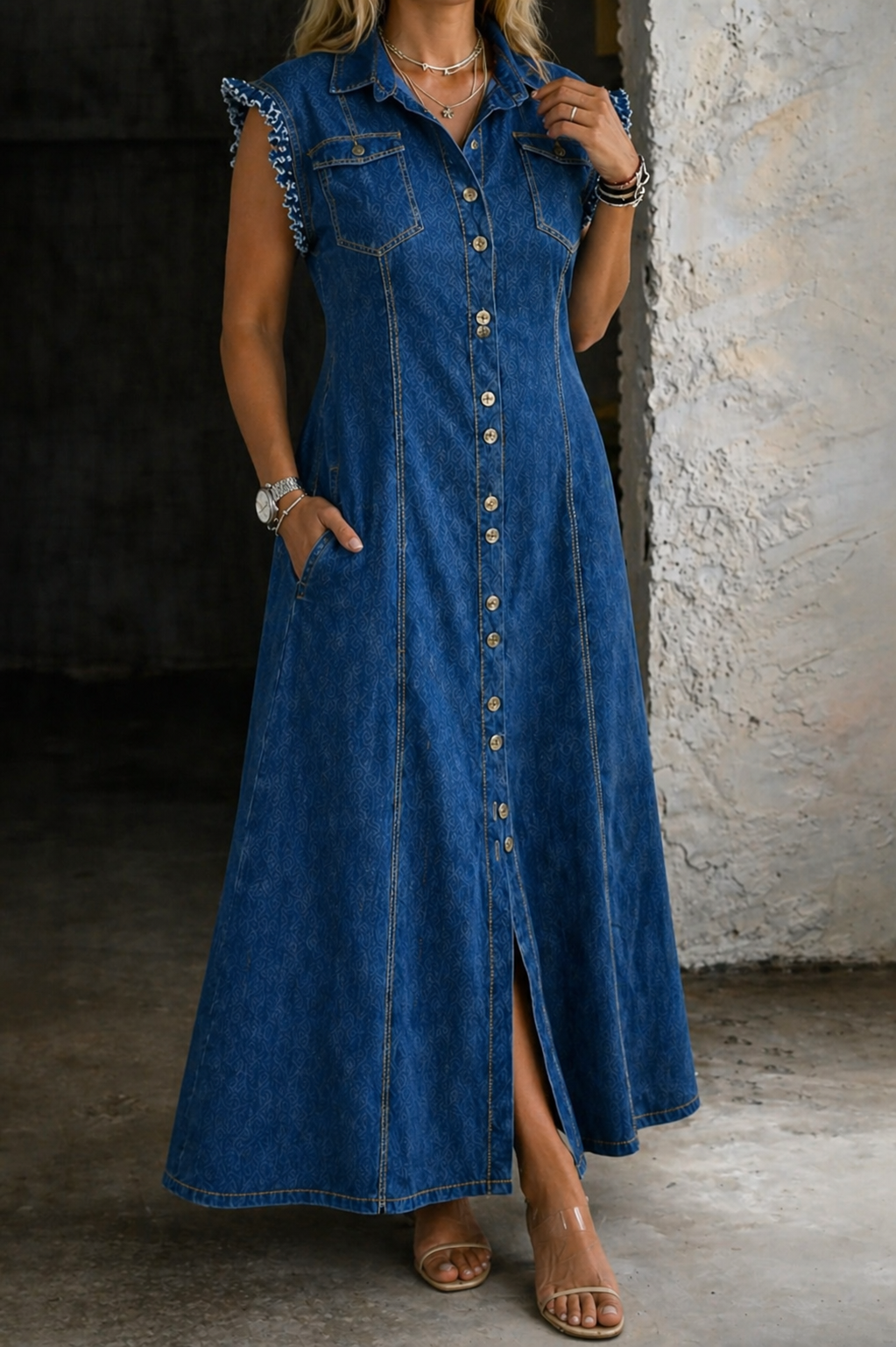 Eleonora | Abito in Denim Curvy