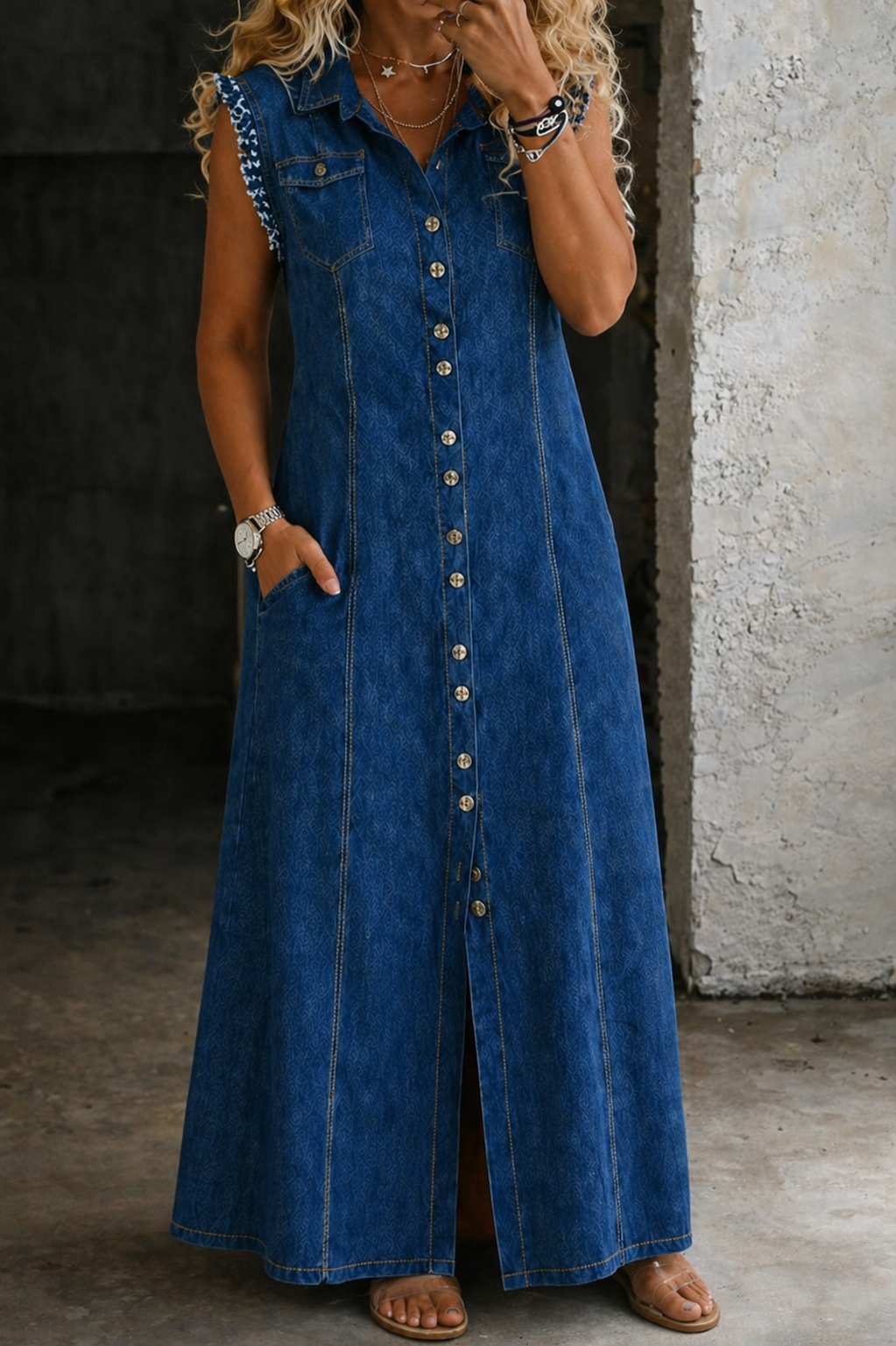 Eleonora | Abito in Denim Curvy