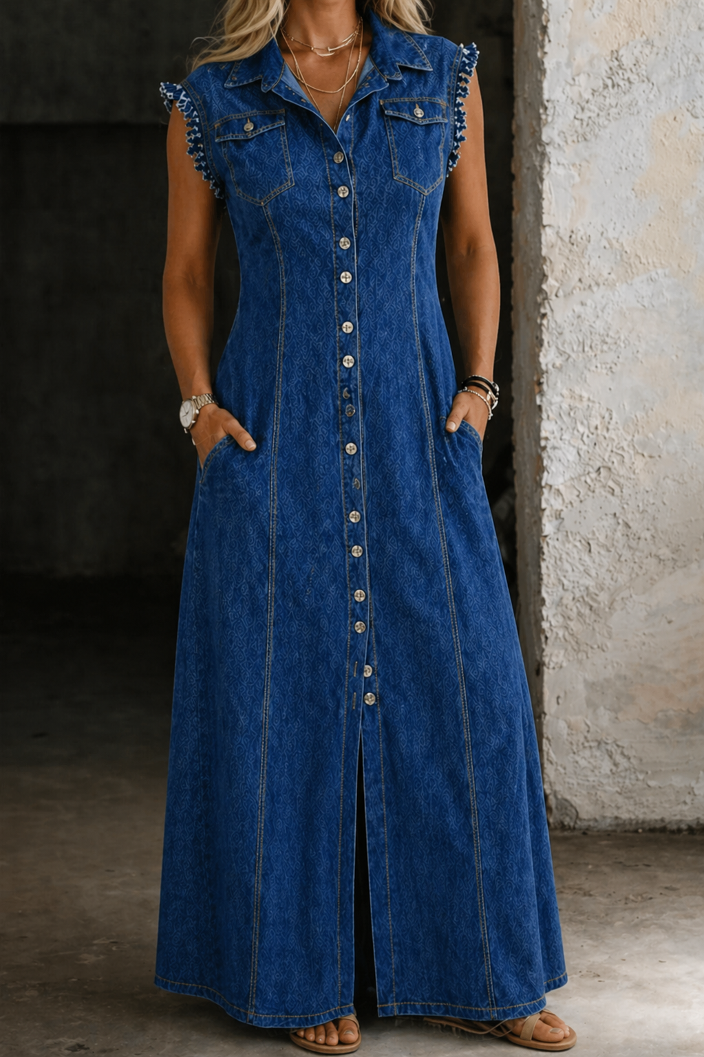 Eleonora | Abito in Denim Curvy