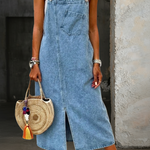 Serena | Abito Casual in Denim con Spalline